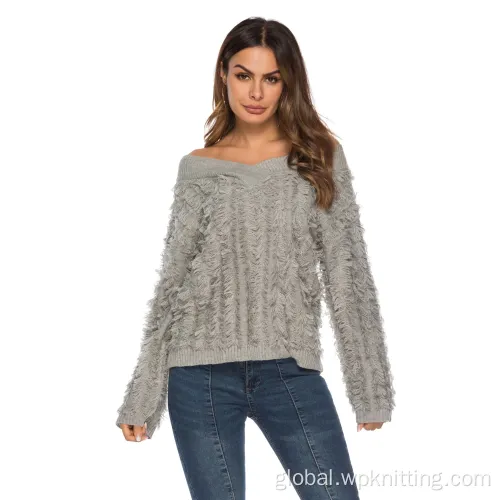 China Top quality cheap price woolen cashmere women sweater Supplier